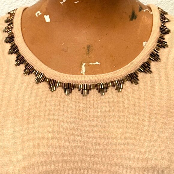 Lot 2 Vintage Y2K Womens Top Sweater XS / Petite Beaded Blouse Fairy Knit - Picture 11 of 16